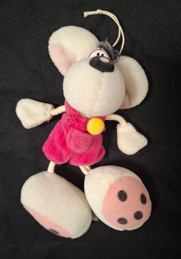 Diddl Maus mit rosa Latz