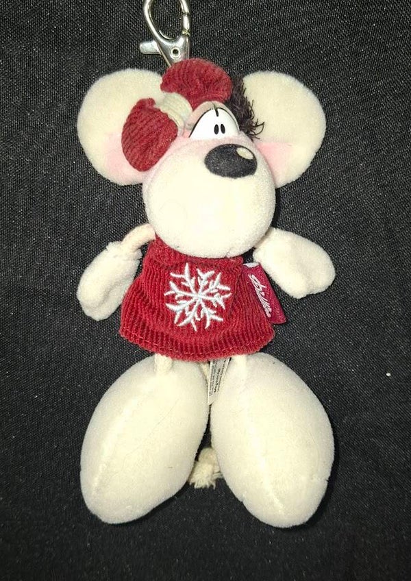 Diddlina mit roter Schleife