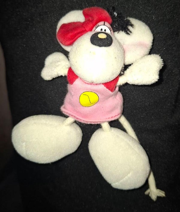 Diddlina mit hellrosa Kleid