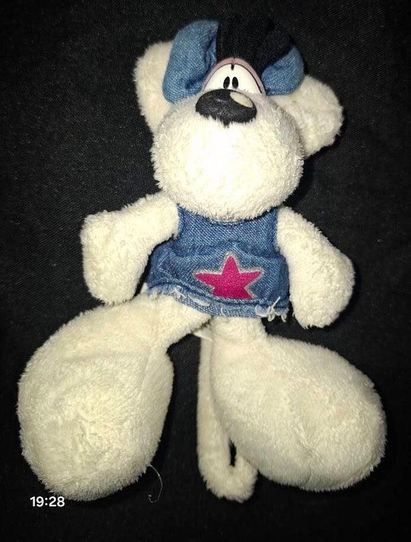 Diddlina mit blauem Kleid