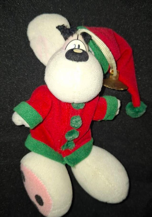 Diddl im Weihnachtsoutfit