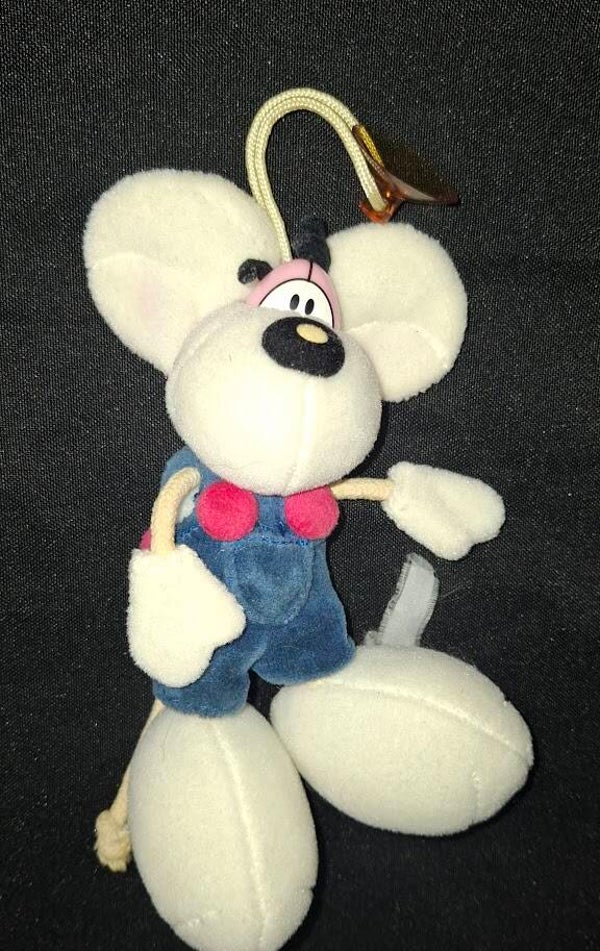 Diddl im blauem Latz