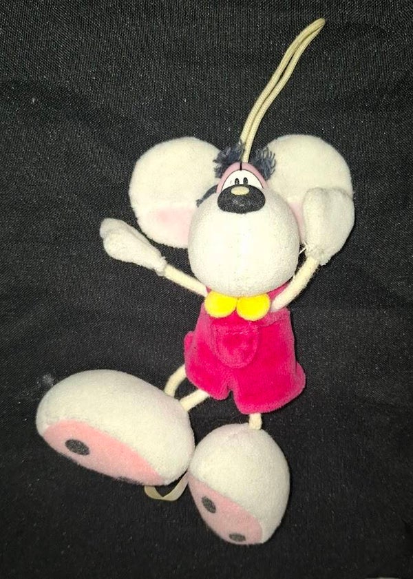 Diddl Maus mit rosa Latz