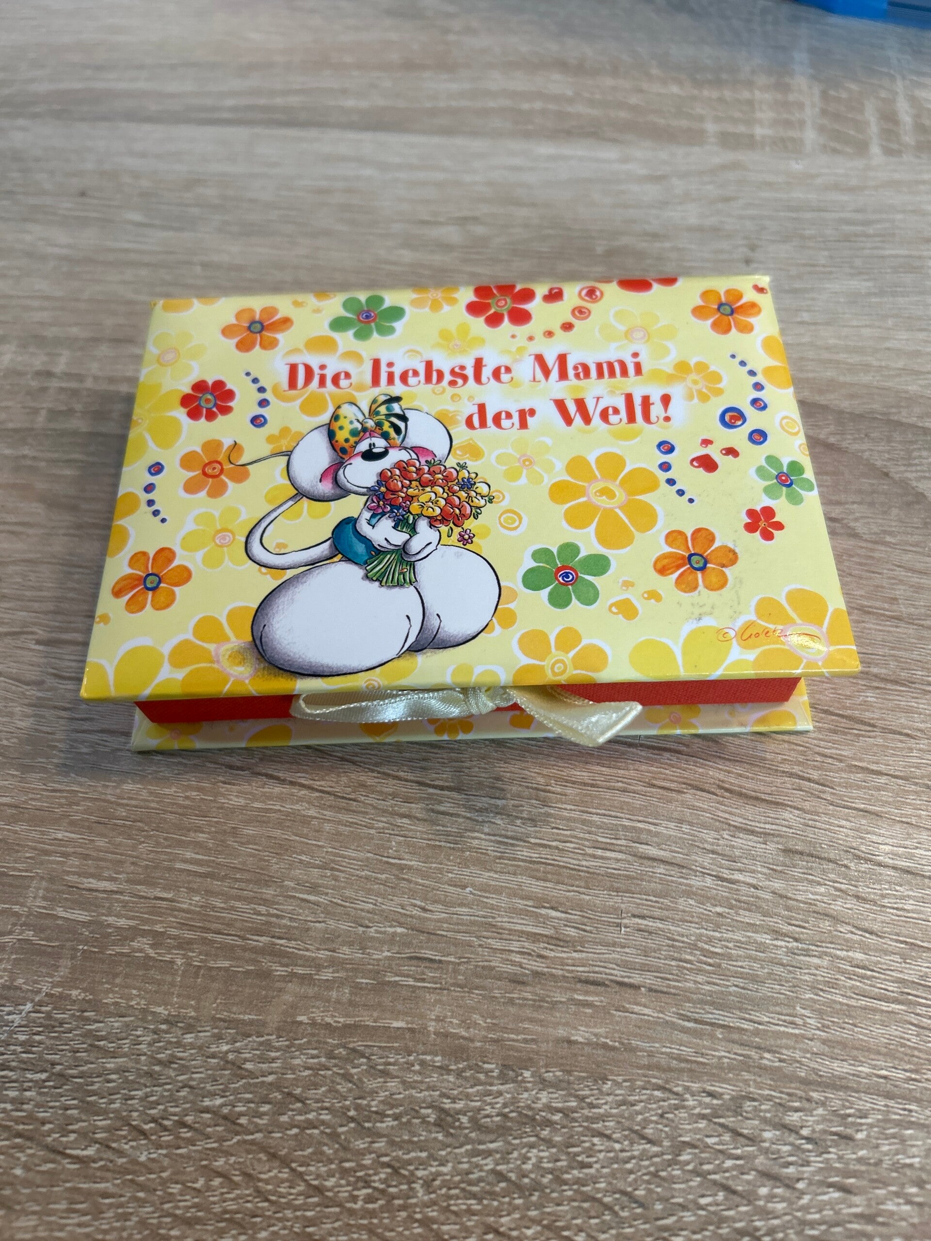Diddl Box mit Notizzettel