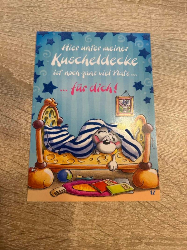 Diddl Kuschelkarte Nr.17a