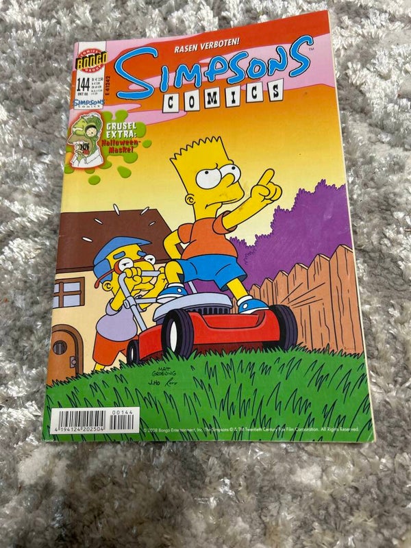 Simpson Comic 144 mit Extra