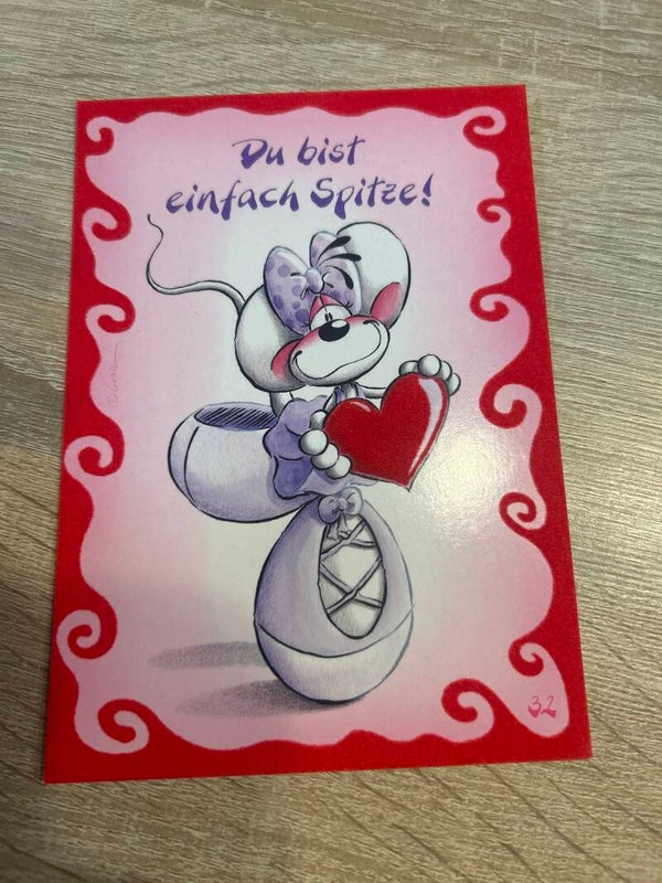 Diddl Kuschelkarte Nr.32a