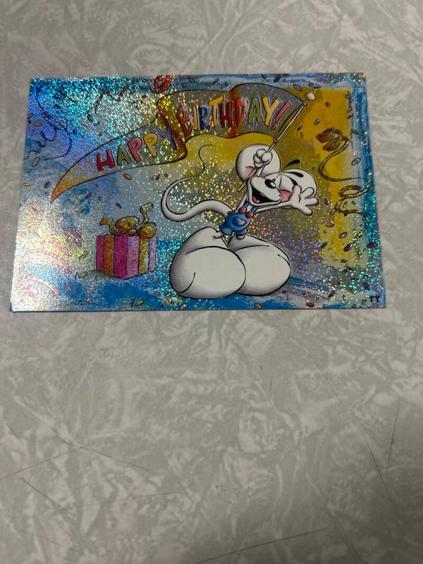 Glitzerpostkarte