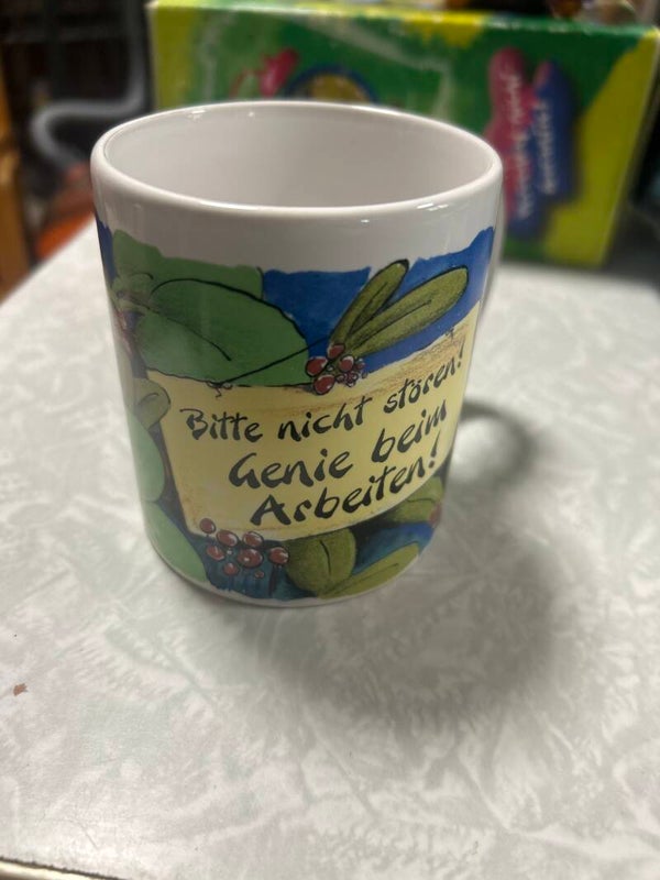 Diddl Tasse arbeiten