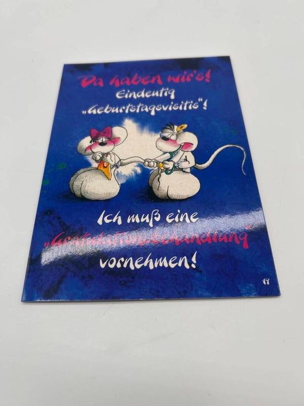 Diddl Geburtstagsklappkarte Nr. 19