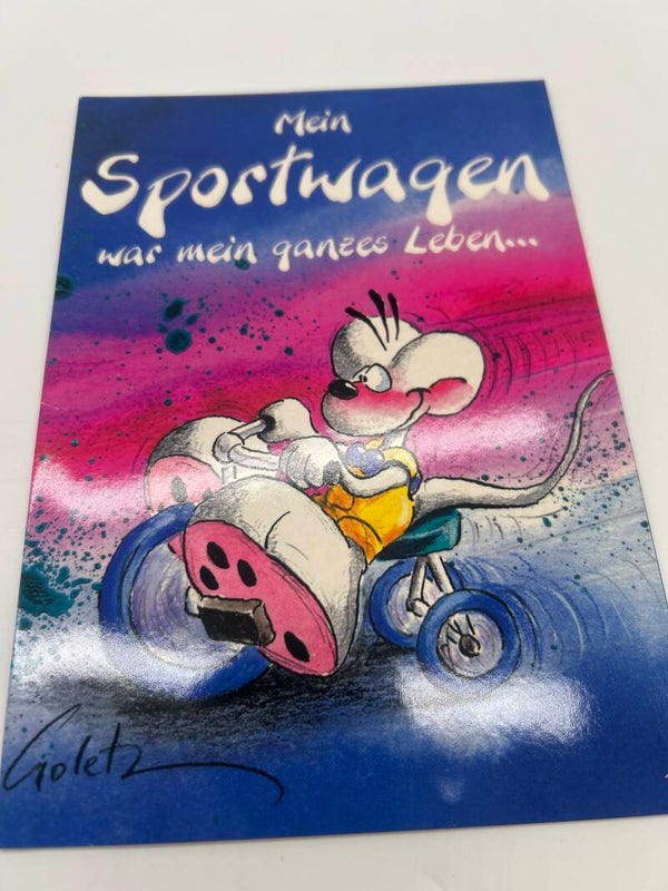Diddl Spruch Klapppostkarte Nr.18