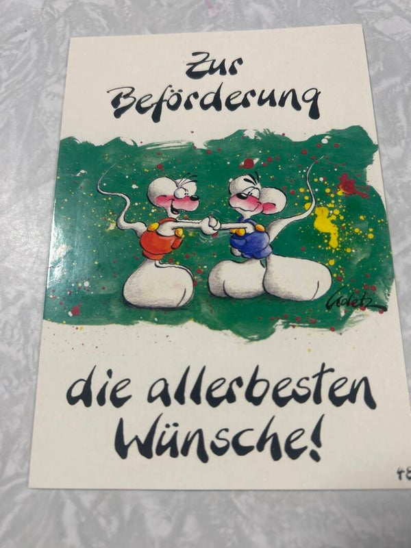 Diddl Klappgrußkarte Nr. 48