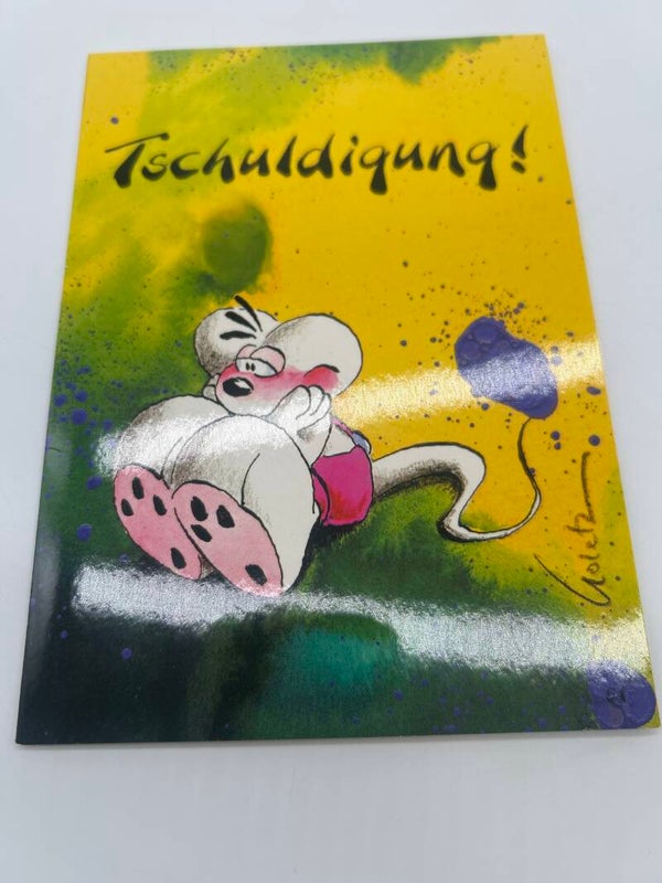 Diddl Spruch Klapppostkarte Nr.51