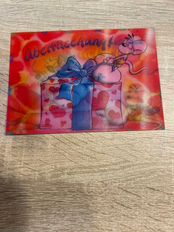 Diddl Wackelbildkarte Nr.2b