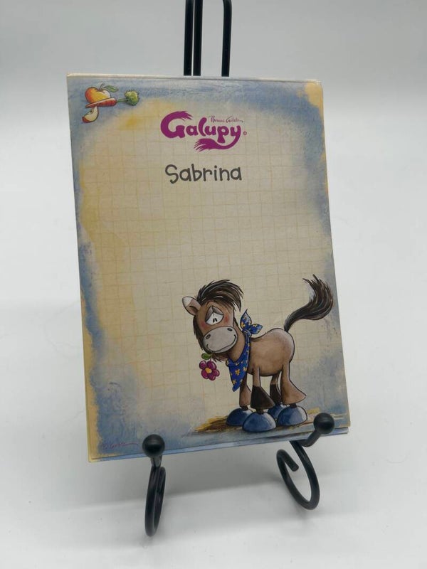 Galupy Namensblock A6