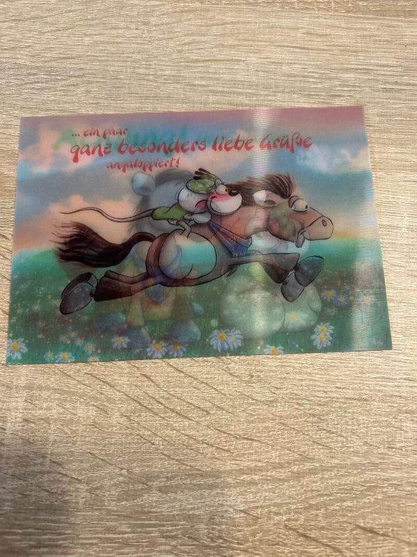 Diddl Wackelbildkarte Nr.12a
