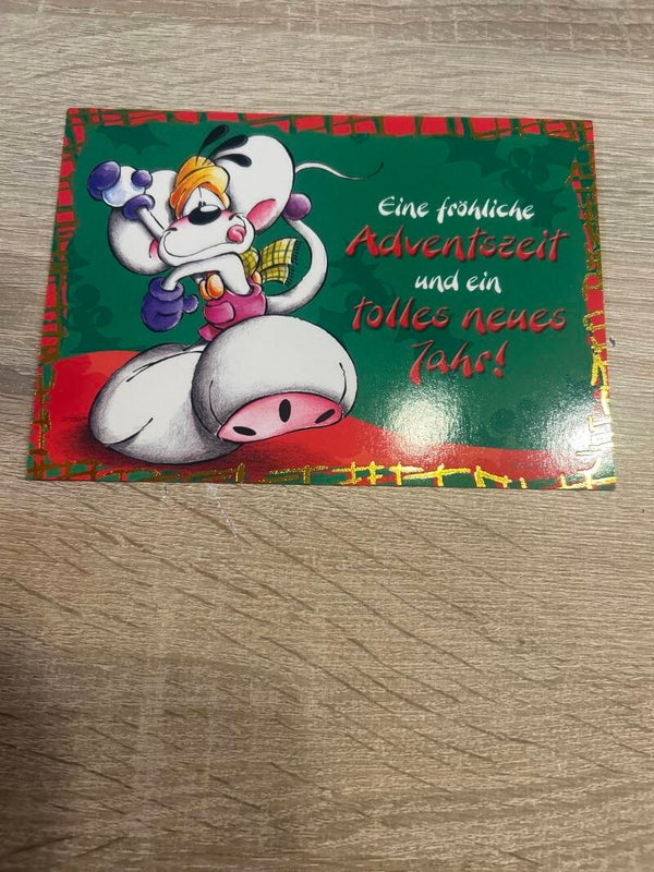 Diddl Weihnachtskarte Nr.4