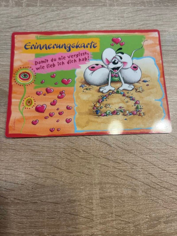 Diddl Gruß / Spruchpostkarte Nr.20