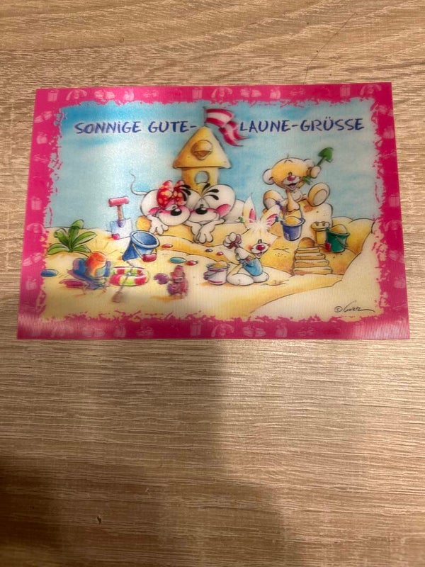 Diddl Wackelbildpostkarte Nr.29b
