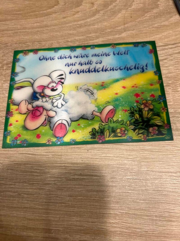 Diddl Wackelbildpostkarte Nr.20b