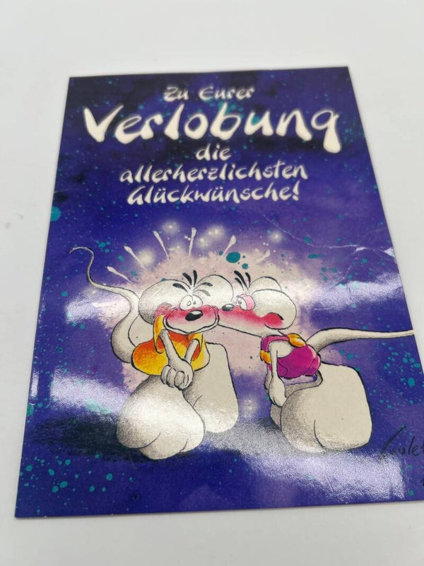 Diddl Hochzeit Klappkarte Nr. 14