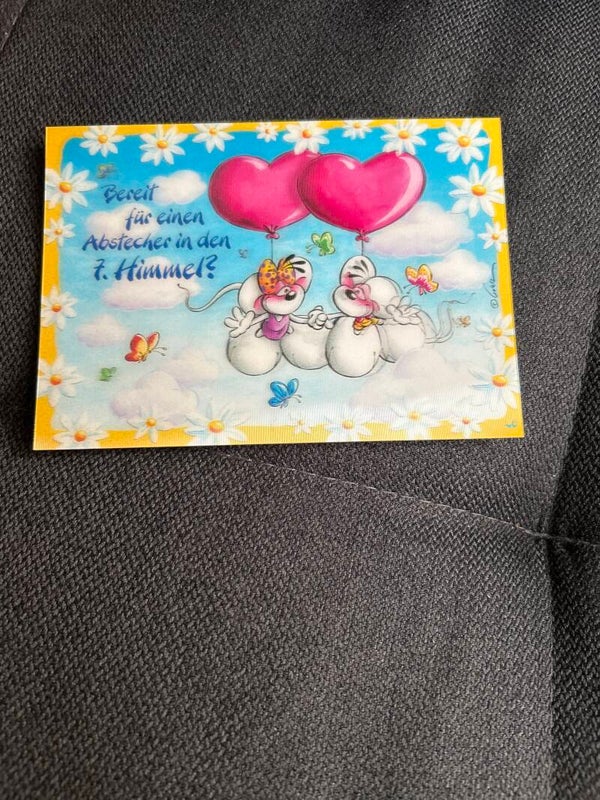 Diddl Wackelbild Postkarte