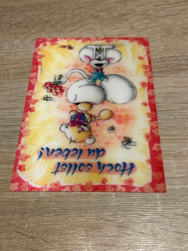 Diddl Wackelbildpostkarte Nr.25b