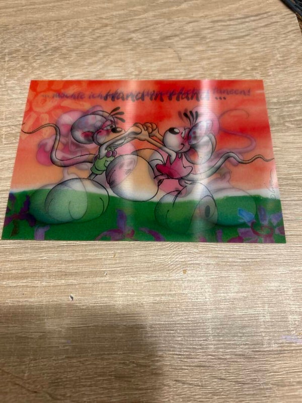 Diddl Wackelbildpostkarte Nr.10b