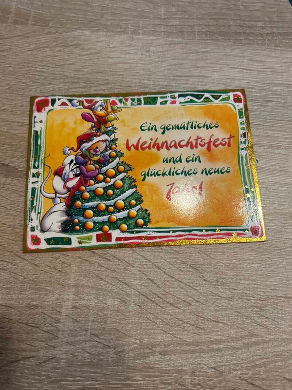 Diddl Weihnachtskarte Nr.3
