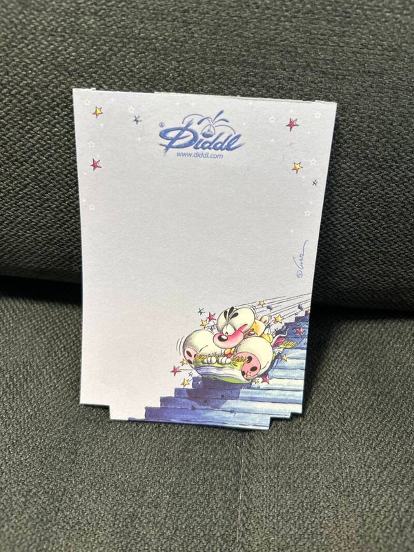 Diddl Notizzettel violett