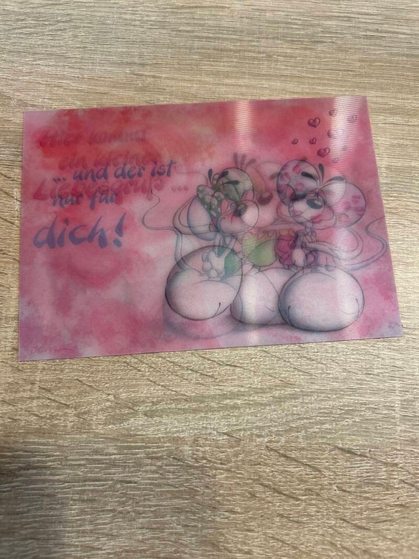 Diddl Wackelbildkarte Nr.2a