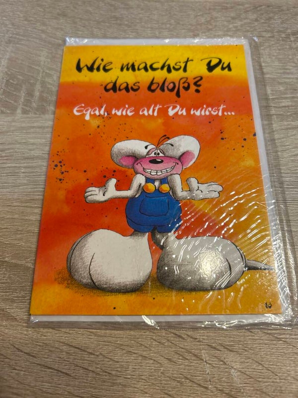 Diddl Klappkarte OVP Nr.13