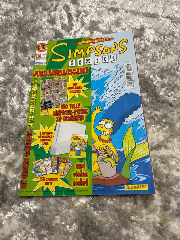 Simpson Comic 150 mit Poster