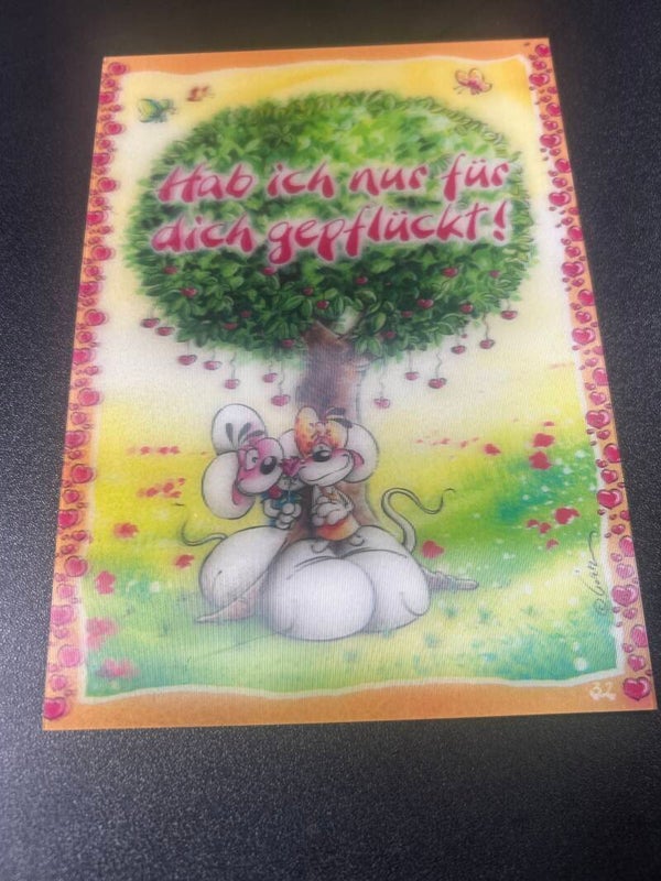 Diddl Wackelbildpostkarte Nr.32b