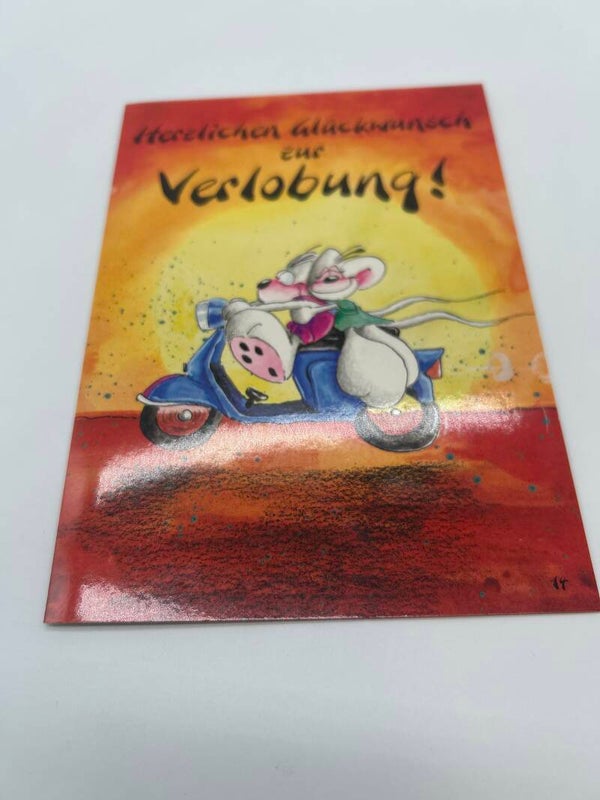 Diddl Hochzeit Klappkarte Nr. 14