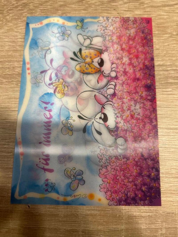 Diddl Wackelbildpostkarte Nr.15b