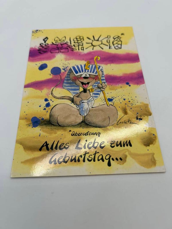 Diddl Geburtstagsklappkarten Nr.12