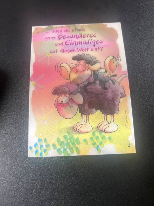 Diddl Wackelbildpostkarte Nr.3b