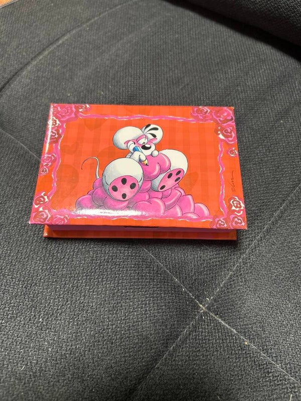 Diddl Box mit Notizzettel