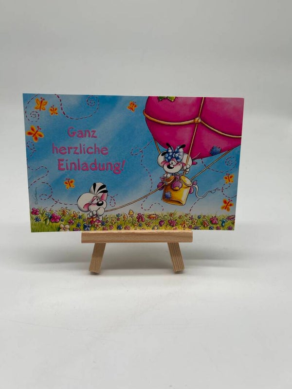 Diddl Einladungskarte