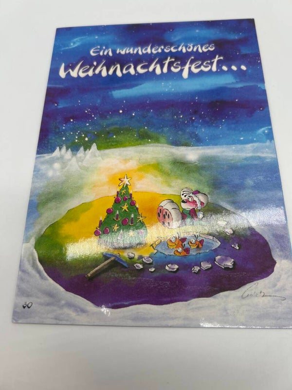 Diddl Weihnacht Klappkarte Nr.30