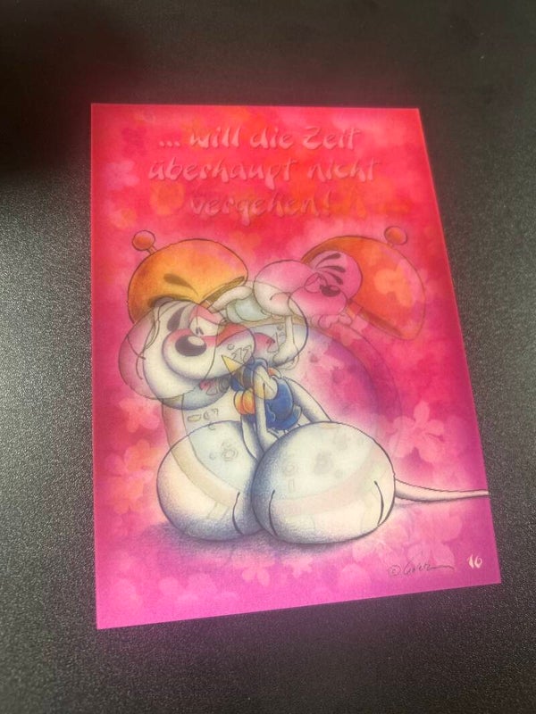 Diddl Wackelbildpostkarte Nr.16b