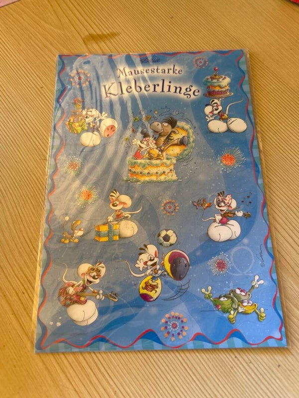 Diddl Blauer Kleberlinge