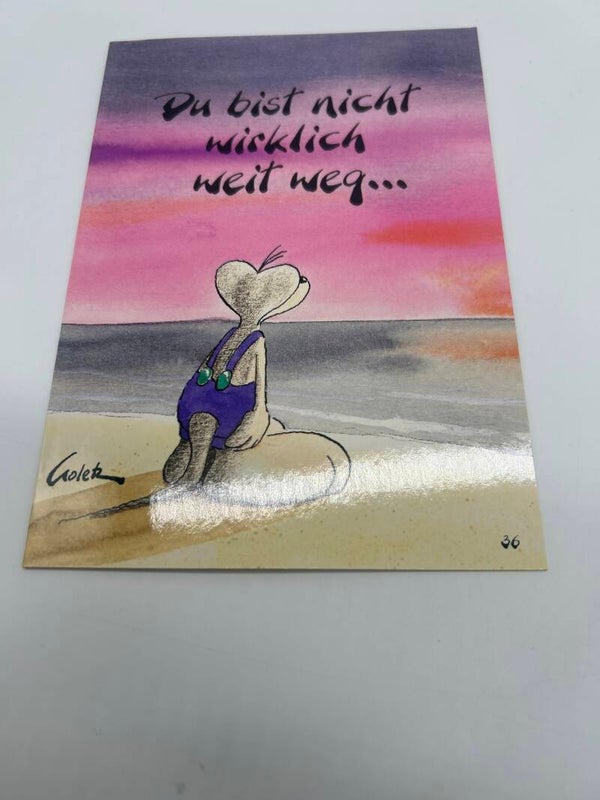 Diddl Spruch Klapppostkarte Nr.36
