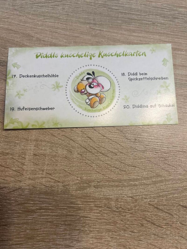 Diddl Kuschelkarte Einlage