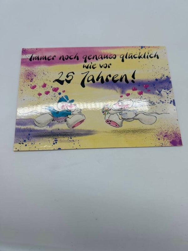 Diddl Hochzeit Klappkarte
