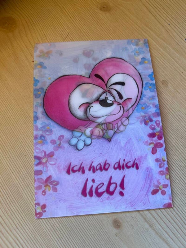 Diddl Wackelbildpostkarte