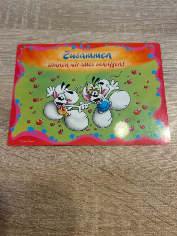 Diddl Gruß / Spruchpostkarte Nr.32