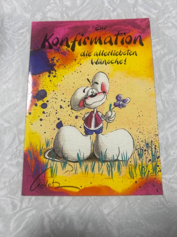 Diddl Klappgrußkarte Nr. 1