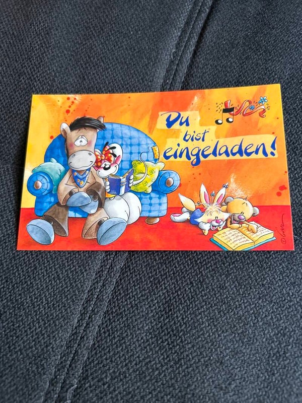 Diddl Einladungskarte